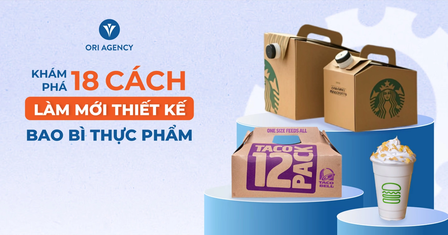 Mười tám hướng làm mới thiết kế bao bì thực phẩm